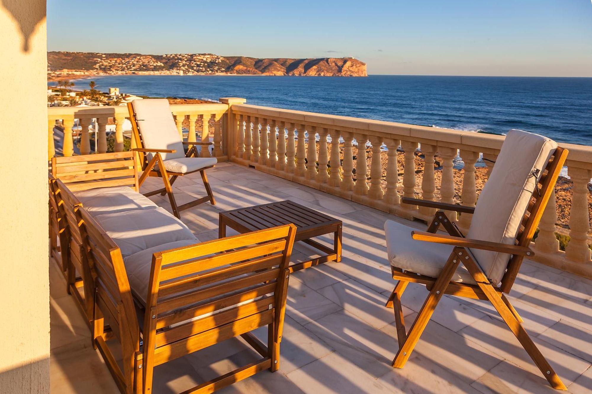 Mar-Beach Front Apartment In Jávea Esterno foto